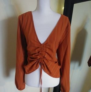 Flirty Drawstring Top